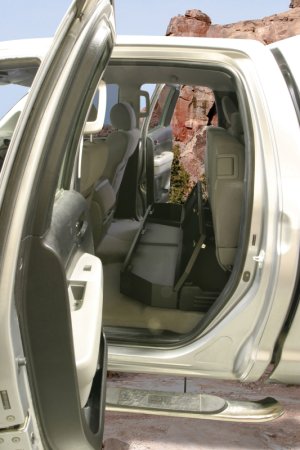 Toyota Tundra Underseat Storage Box - Rear - Tuffy Products - Lockbox - Black - `07-`22